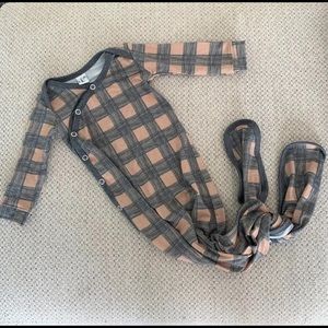 Copper Pearl knotted gown